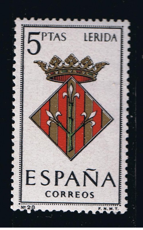 Edifil  1554  Escudos de las capitales de provincias españolas  