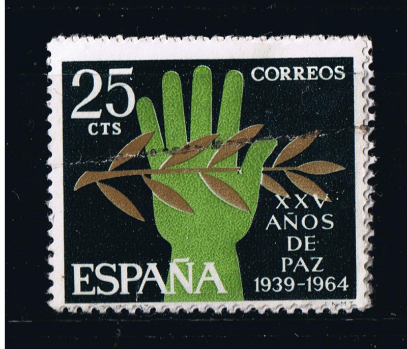 Edifil  1576  XXV años de Paz Española  