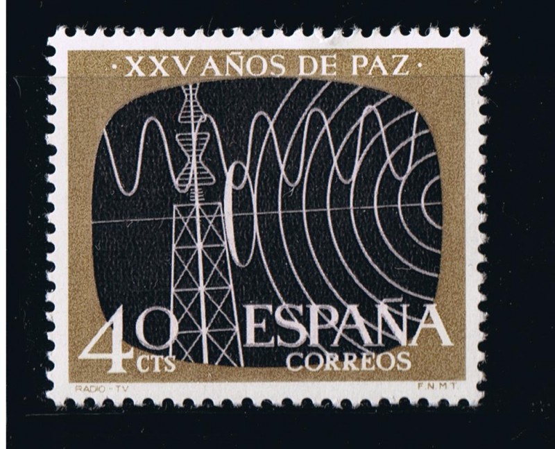 Edifil  1578  XXV años de Paz Española  