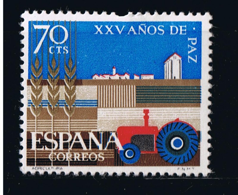 Edifil  1580  XXV años de Paz Española  