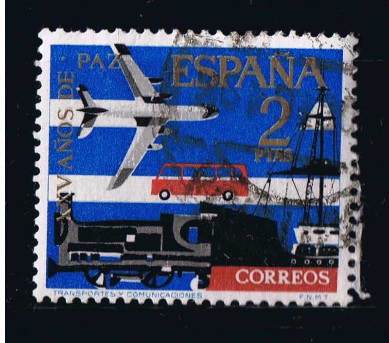 Edifil  1584  XXV años de Paz Española  