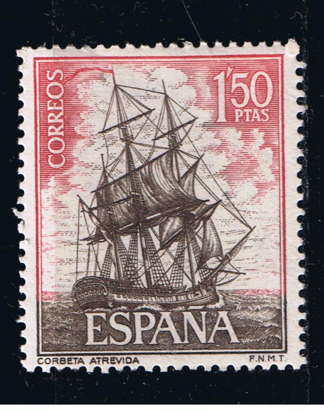 Edifil  1606  Homenaje a la Marina Española  