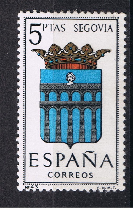 Edifil  1637  Escudos de las capitales de provincias Españolas  