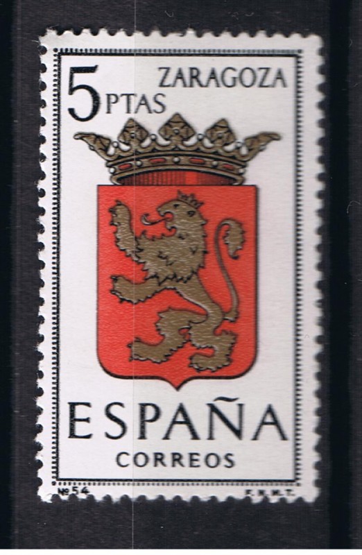 Edifil  1701  Escudos de las capitales de provincias españolas  